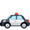 Police Car emoji on Facebook